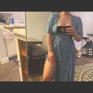 small/petite flower dress